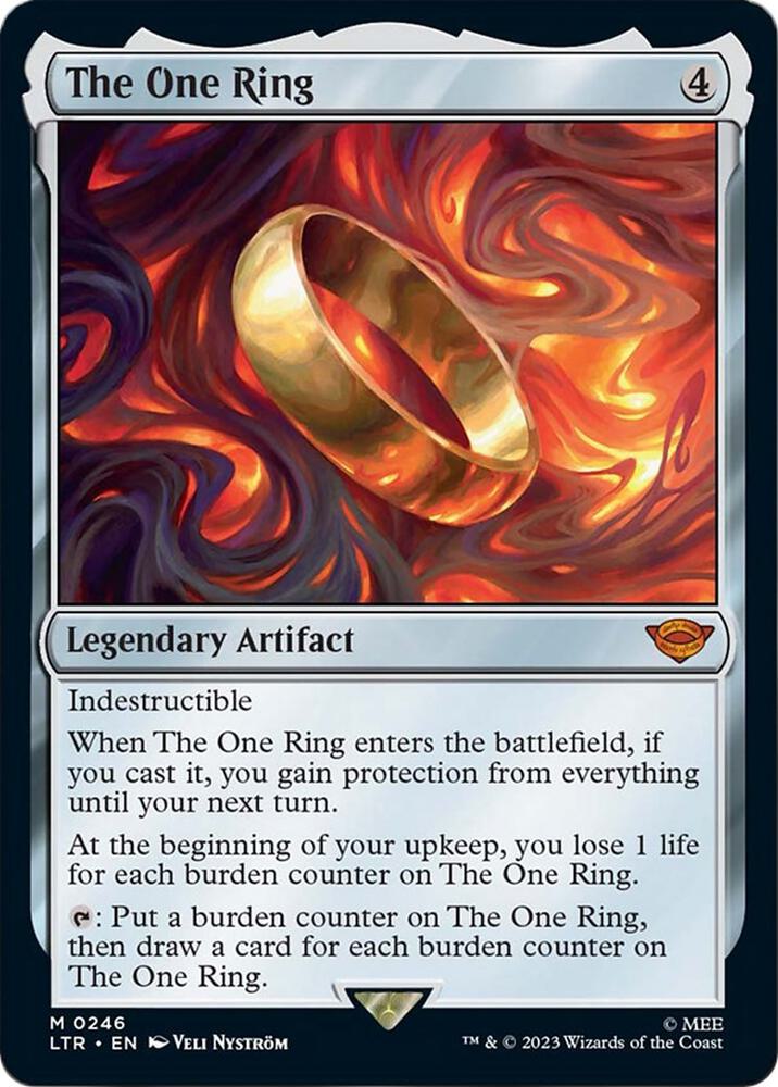 The One Ring (FOIL) - Universes Beyond: The Lord of the Rings: Tales of Middle-earth (LTR) - La Fenice Store TCG e Giochi