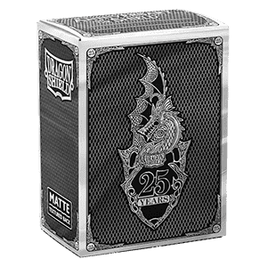 Dragon Shield - 100 Matte Sleeves Regular - 25th ANNIVERSARY EDITION - La Fenice Store TCG e Giochi