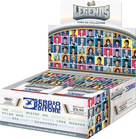 GEDIS LEGENDS - SERGIO BONELLI EDITORE - RETAIL BOX DISPLAY DA 12 BUSTE - ITA - La Fenice Store TCG e Giochi