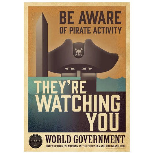 One Piece Card Game - Fanattik - Art Print Be Aware - Limited Edition 42 x 30 cm - La Fenice Store TCG e Giochi