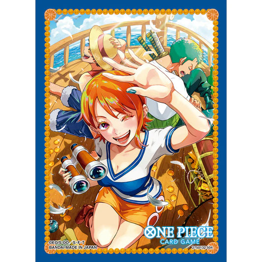 One Piece Card Game - Official Sleeves 8 - Nami (70pz.) - La Fenice Store TCG e Giochi