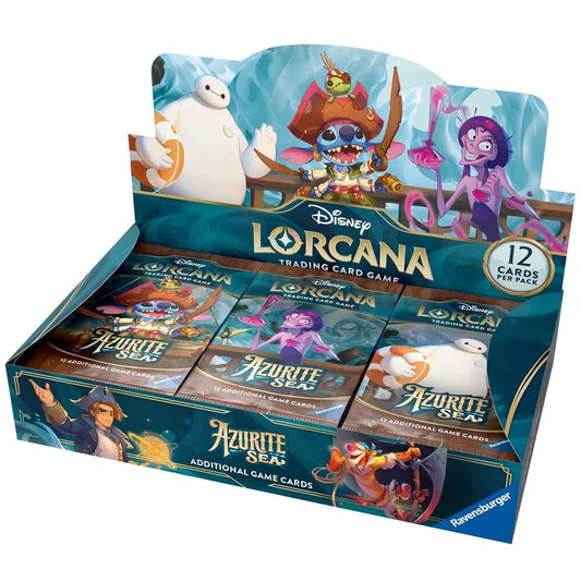 Disney Lorcana - Mare di Azzurrite - Azurite Sea - 6AZS - Booster Box 24 Buste - ENG - La Fenice Store TCG e Giochi