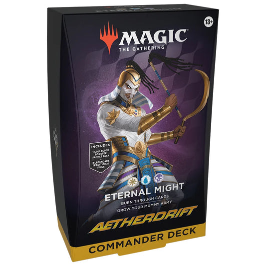 Magic the Gathering - AETHERDRIFT - COMMANDER DECK - ETERNAL MIGHT - ENG - La Fenice Store TCG e Giochi