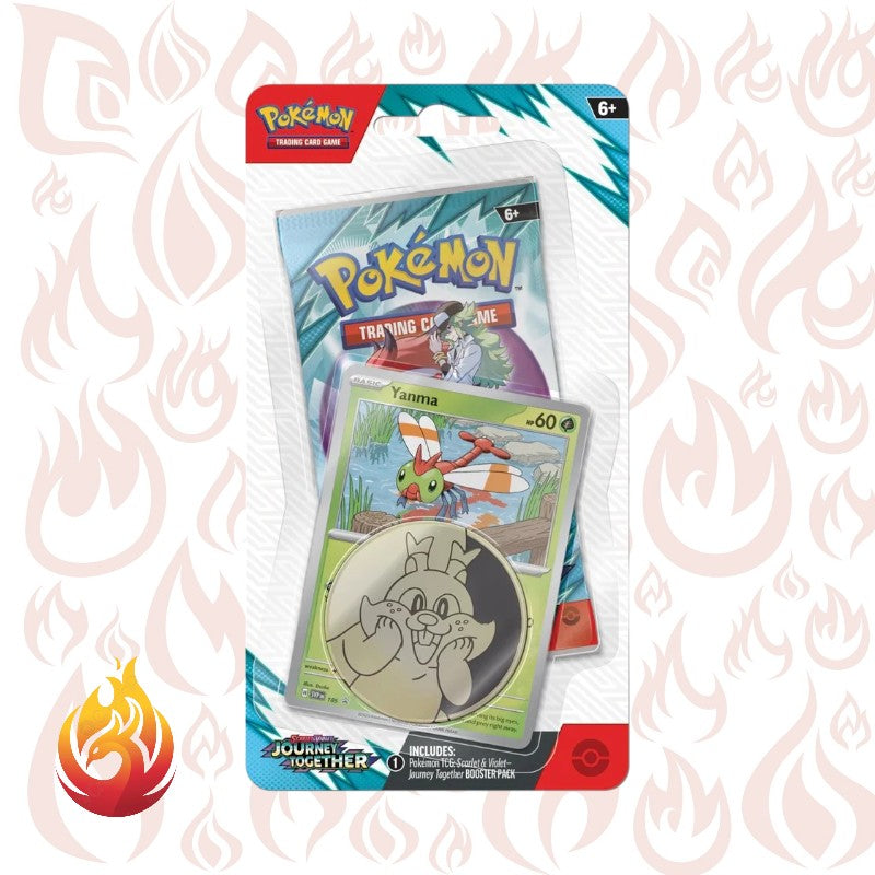 Pokemon - PKM Avventure Insieme (Journey Together) Scarletto & Violetto - Blister 1 Busta: Yanma - ENG - La Fenice Store TCG e Giochi