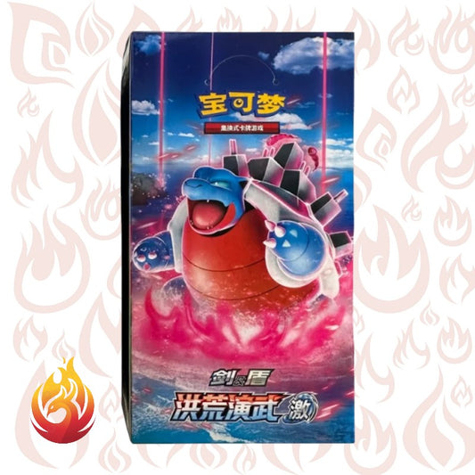 Pokemon - PKM Box di buste Primordial Arts Set B Blastoise - CS3bC - CINESE - La Fenice Store TCG e Giochi