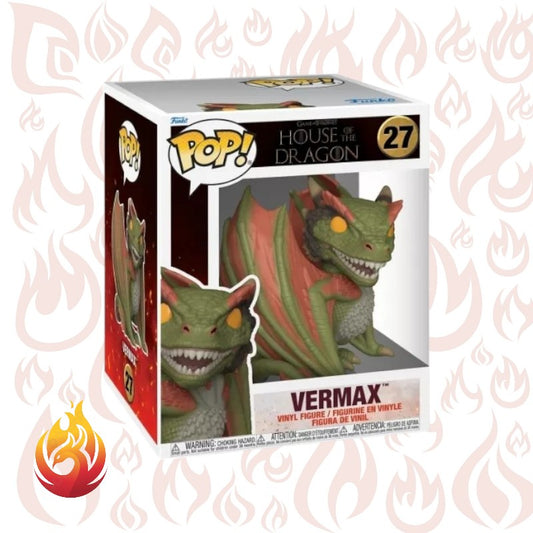 Funko POP! FUNKO POP SUPER: House of the Dragon – VERMAX DRAGON - 27 - La Fenice Store TCG e Giochi