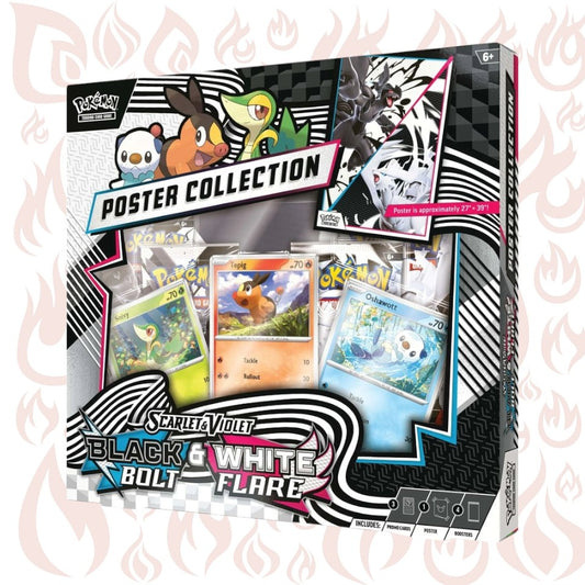 Pokemon Scarlatto & Violetto - Luce Nera & Fuoco Bianco: Unova Poster Collection - ENG - La Fenice Store TCG e Giochi