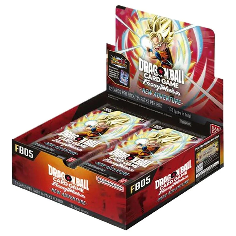Dragon Ball Fusion World - New Adventure FB05 - Box da 24 boosters - ENG - La Fenice Store TCG e Giochi