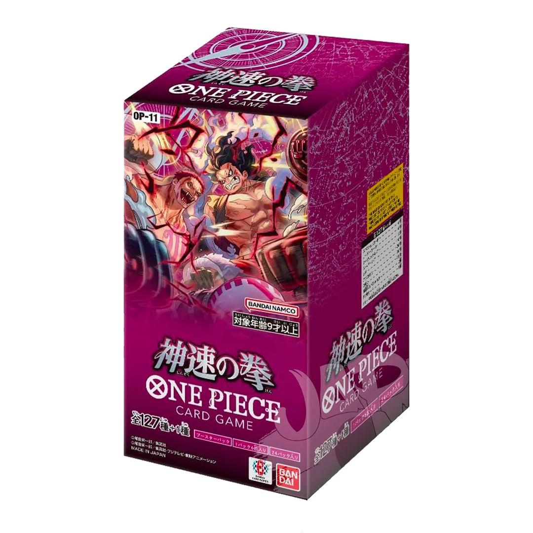 One Piece Card Game - OP11 A Fist of Divine Speed - Box da 24 Bustine - JPN - La Fenice Store TCG e Giochi