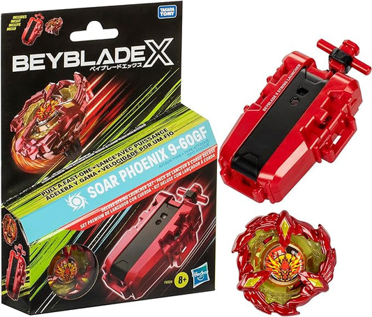 Beyblade X Soar Phoenix 9-60GF Deluxe Launcher Set - La Fenice Store TCG e Giochi