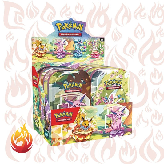 Pokémon Evoluzioni Prismatiche: Mini Tin Display - (8 TINS) - La Fenice Store TCG e Giochi