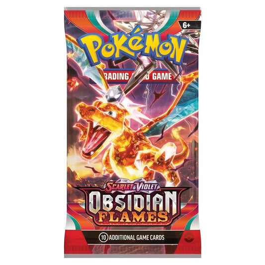 Pokemon - BUSTA di Scarlatto e Violetto OBSIDIAN FLAMES - OSSIDIANA INFUOCATA - ENG - La Fenice Store TCG e Giochi